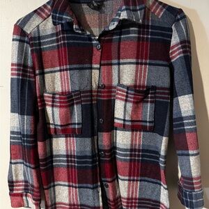 Rue21 Red and Blue Checkered Shirt